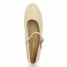 ballerine grande pointure beige clair à bride Shoesissime, vue dessus