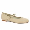 ballerine beige clair à bride 42, 43, 44, 45 Shoesissime, vue profil