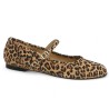 Simone - Leopard strap ballerina large - Ballerinas 42, 43, 44, 45 - Shoesissime