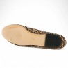Simone - Leopard strap ballerina large - Ballerinas 42, 43, 44, 45 - Shoesissime