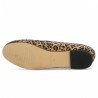 Ninon - chaussure noire et léopard grande taille - Ballerines grande taille femme - Shoesissime