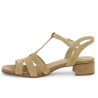 BRENDA - Chic and dressy beige sandals large size - Women's sandals 42, 43, 44, 45 - Shoesissime
