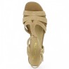 BRENDA - Chic and dressy beige sandals large size - Women's sandals 42, 43, 44, 45 - Shoesissime