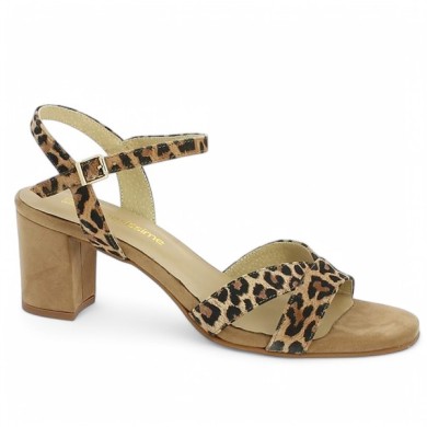 Larissa - Leopard Sandal - Sandals with large heels - Shoesissime