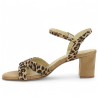 Larissa - Leopard Sandal - Sandals with large heels - Shoesissime
