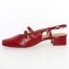 Kate - Fashion red patent slippers - Plus Size Shoes - Shoesissime