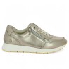 D2G01-90 baskets doré femme grande taille Remonte Shoesissime, vue coté