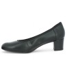 Jane - Escarpin noir petit talon souple - Escarpin grande pointure - Shoesissime