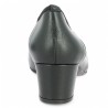 Jane - Escarpin noir petit talon souple - Escarpin grande pointure - Shoesissime