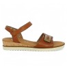 62.756.54 sandale compensé Gabor liege camel grande taille Shoesissime, vue coté
