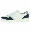 D0J01-85 baskets blanc bleu femme 42, 43, 44, 45 Remonte Shoesissime, vue profil