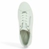 baskets semelle épaisse blanche et argent Remonte 42, 43, 44, 45 Shoesissime, vue dessus