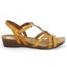 nu-pieds jaune femme 42, 43, 44 Xapatan Shoesissime, vue coté