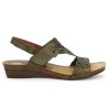 Zelie - Sandalette Xapatan khaki green - Women's large size sandals - Shoesissime
