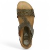 Zelie - Sandalette Xapatan khaki green - Women's large size sandals - Shoesissime
