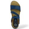 Joannie - Sandal Xapatan blue 3 straps - Barefoot women large size - Shoesissime