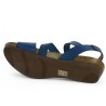 Joannie - Sandal Xapatan blue 3 straps - Barefoot women large size - Shoesissime