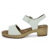 sandalette sabot cuir blanc femme 42, 43, 44, 45 Shoesissime, vue intérieure