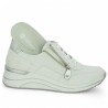 Marisa - D0T06-80 Sneakers blanc compensé Remonte - Baskets blanche femme grande taille - Shoesissime