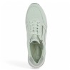D0T06-80 baskets remonte cuir blanc talon compensé femme 42, 43, 44, 45 Shoesissime, vue dessus