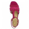 Brenda - Nude-piedes rose habillé petit talon - Ceremonial sandals 42, 43, 44, 45 women - Shoesissime