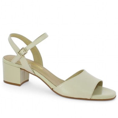Carmen - Ceremonial Off-White Barefoot - Chaussures femme grande size - Shoesissime