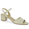 sandale écru femme 42, 43, 44, 45 Shoesissime, vue profil