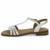 sandalette argent femme grande pointure Géo Reino Shoesissime, vue intérieure
