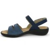 sandale bleu grande taille westland femme réglable scratch bleu 42, 43, 44, vue intérieure
