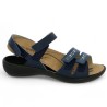 sandale bleu grande taille westland femme réglable velcro, vue détails