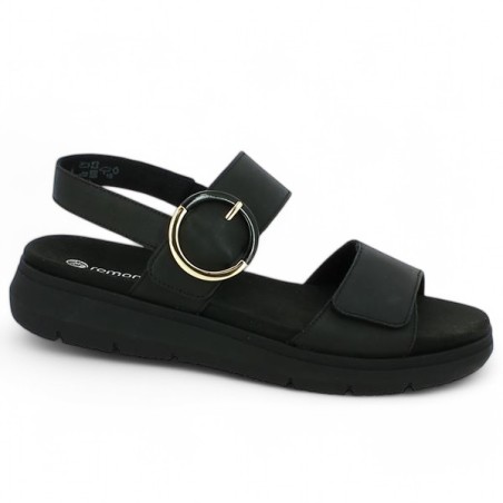 Kadie - Barefoot all black D2K50-00 Remonte - Sandals black 42, 43, 44, 45 women - Shoesissime Kadie - Barefoot all black D2K50-00 Remonte - Sandals black 42, 43, 44, 45 women - Shoesissime