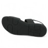 Kadie - Nu-pieds tout noir D2K50-00 Remonte - Sandales noire 42, 43, 44, 45 femme - Shoesissime