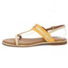 Alya - Yellow Sandal 42, 43, 44 Adige - Chic large size sandals - Shoesissime
