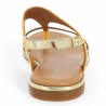 nu-pieds habillé femme 42, 43, 44, 45 jaune adige Shoesissime, vue arrière