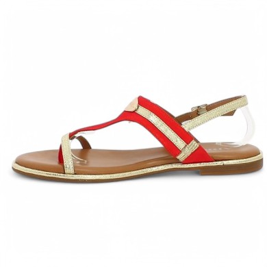 nu-pieds adige 42, 43, 44, 45 Alya brique orange Shoesissime, vue intérieure