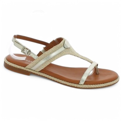nu-pieds habillé femme grande taille alya lin adige Shoesisisme, vue profil