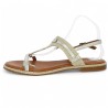 sandale plate habillée femme grande pointure alya lin shoesissime, vue intérieure