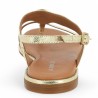 sandalette dorée femme 42, 43, 44, vue arrière