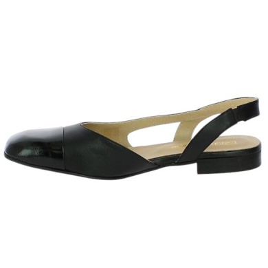 Magenta - chaussure noire bout vernis - Chaussures grande taille femme - Shoesissime
