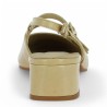 escarpin petit talon ouvert à l'arrière vernis beige 42, 43, 44, 45 babies Shoesissime, vue arrière