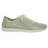 R7101-91 tennis dorées à trou Remonte 42, 43, 44, 45 Shoesissime, vue coté