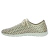 basket grande pointure femme dorée ajourée Shoesissime, vue intérieure
