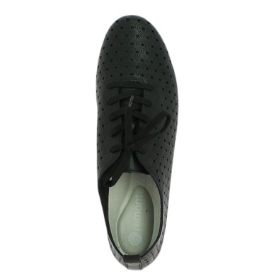 tennis noire à trou Remonte 42, 43, 44, 45 femme Shoesissime, vue dessus