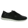tennis noire à trou Remonte grande pointure femme Shoesissime, vue profil