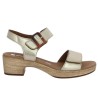 sandale sabot doré 42, 43, 44, 45 Remonte Shoesissime, vue coté