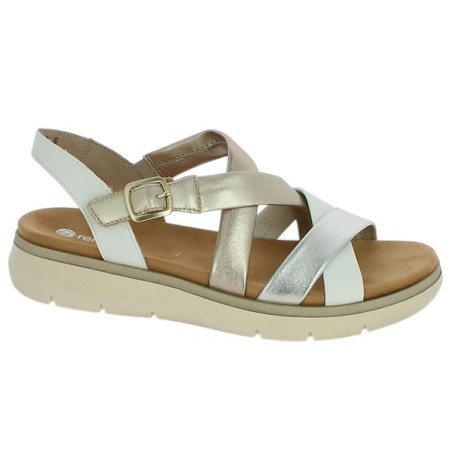D2K53-91 nu-pieds confort 42, 43, 44, 45 femme Remonte Shoesissime, vue profil D2K53-91 nu-pieds confort 42, 43, 44, 45 femme Remonte Shoesissime, vue profil