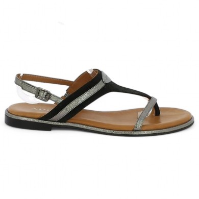 adige alya noir sandale femme 42, 43, 44 Shoesissime, vue coté