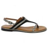 adige alya noir sandale femme 42, 43, 44 Shoesissime, vue coté