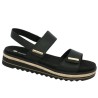 Coumba - D0Q59-00 Black adjustable sandal - Remonte Barefoot 42, 43, 44, 45 - Shoesissime