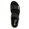 chaussures noire ouverte Remonte grande pointure femme Shoesissime, vue dessus